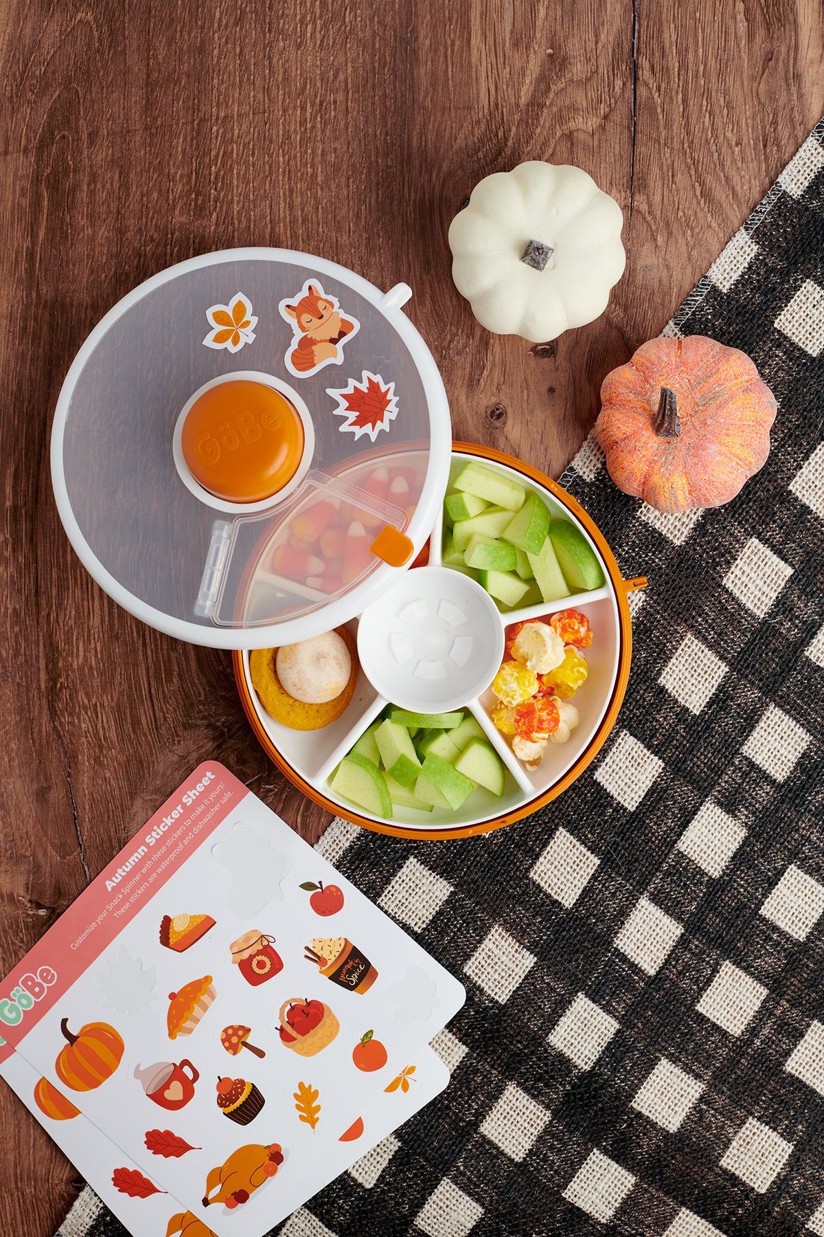 Pumpkin Spice Snack Spinner Flip (Small) - GoBe Kids