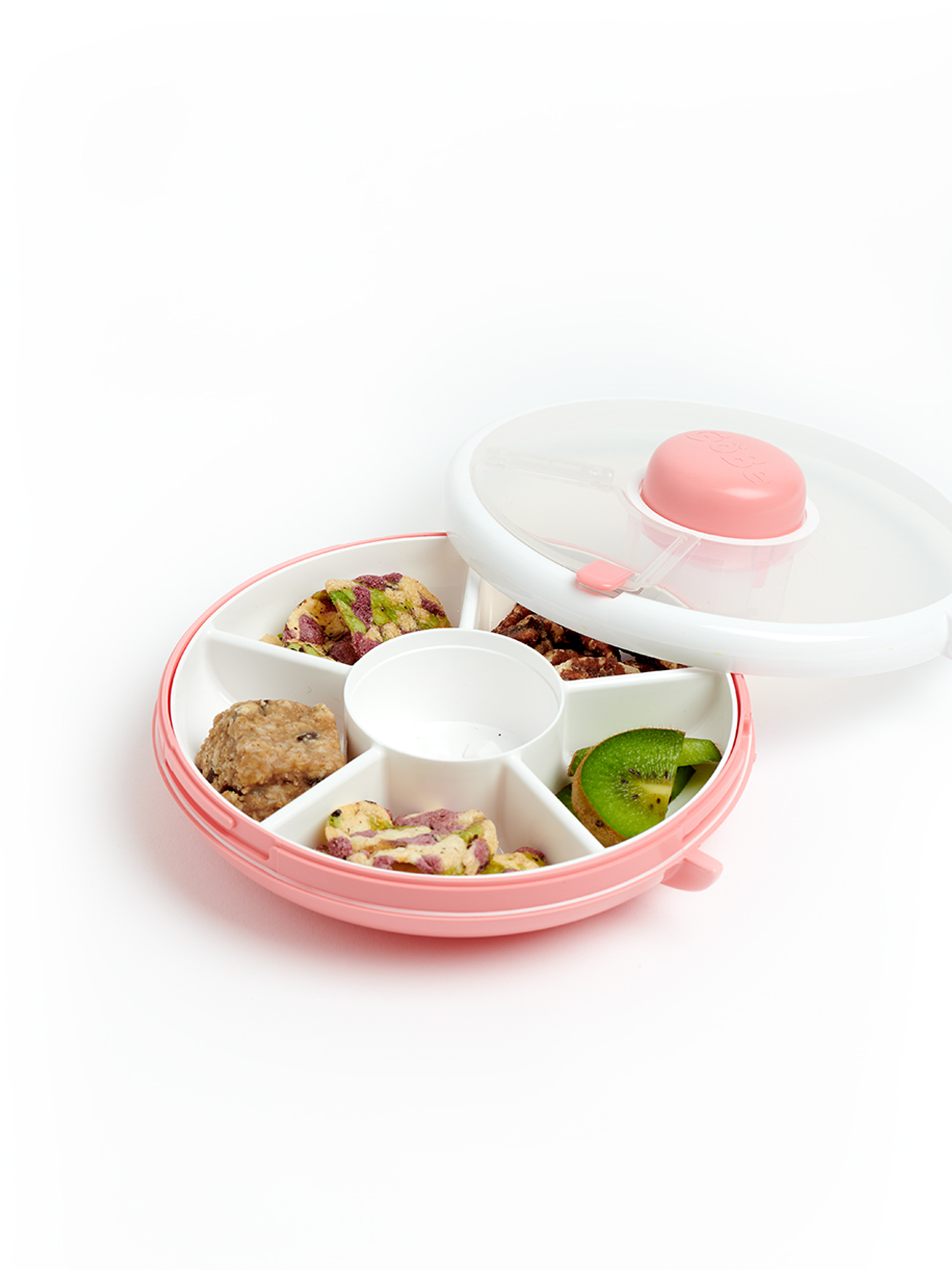 GoBe Kids Snack Spinner - Reusable Snack Container with 5 Compartment - My  CareCrew