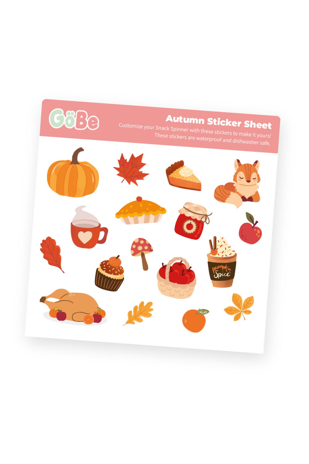 Autumn Sticker Sheet - GoBe Kids